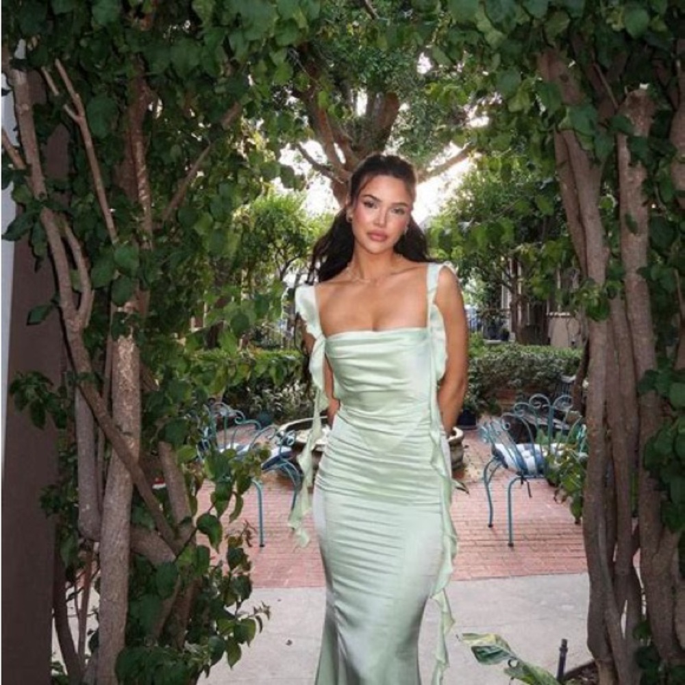 Nana Jacqueline Caroline Green Maxi Dress NWT - Picture 6 of 6